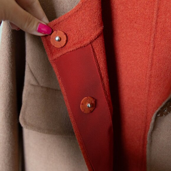 Elizabeth and James Wool Coat Jacket Size 0 - Picture 10 of 13